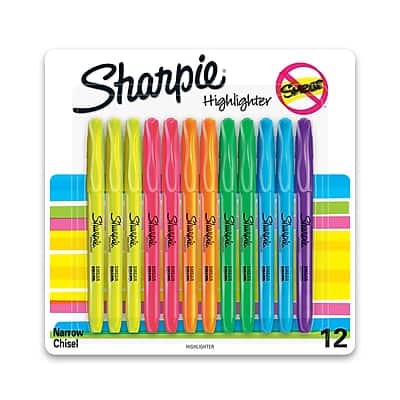 Sharpie - Stick Highlighter, Chisel Tip, Assorted, Dozen (27145) price history on PriceWatchPro
