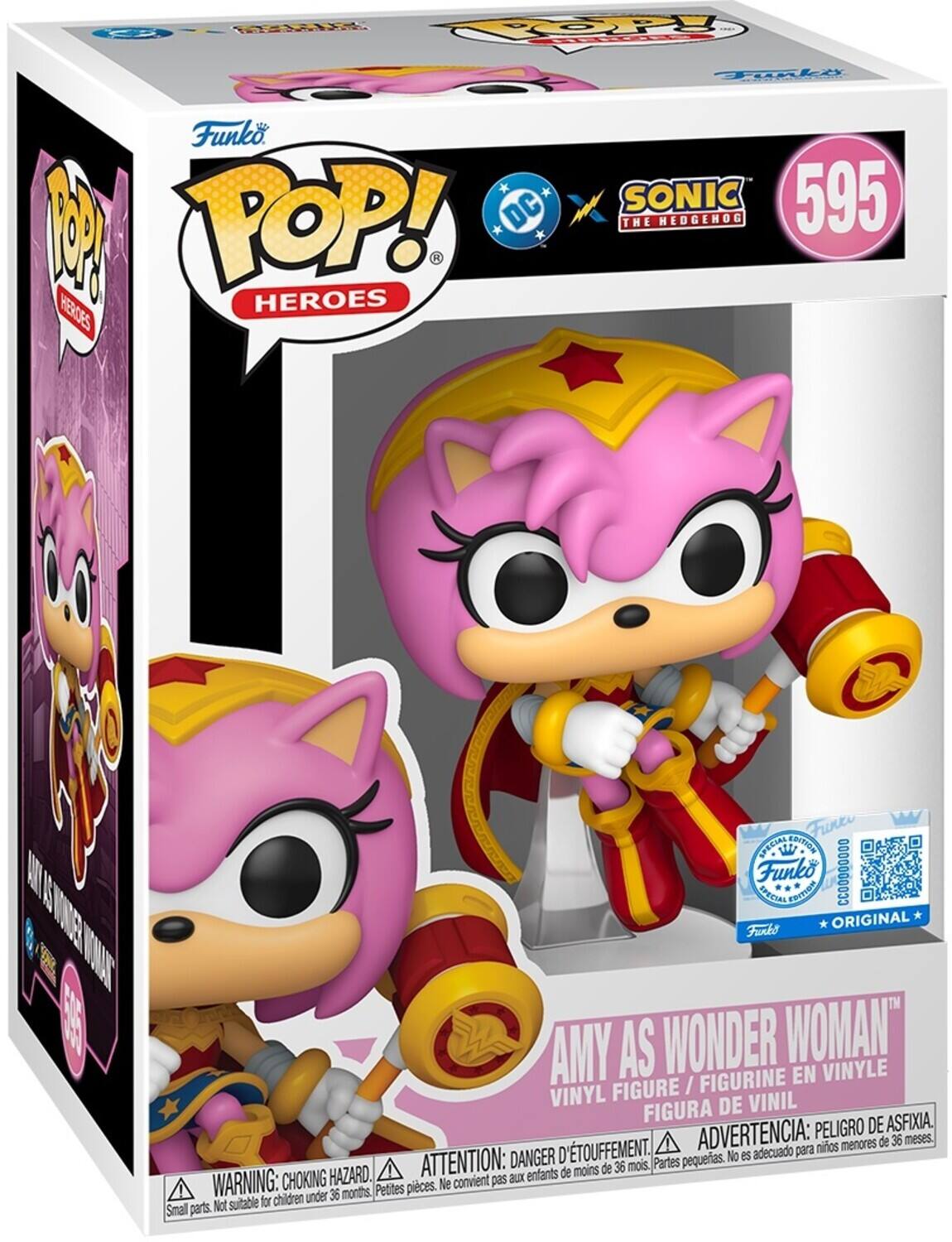 E5 OP * * 1 POP! * DC * A HEROES HEROES FCali SONIC 595 THE HEDGEHOG W STINSEE NMLET SPECIAL EDITION Funko CCO0000000 SPECIAL EHITVOR ORIGINAL Farhs AMY AS WONDER WOMAN" FIGURINE EN VINYLE FIGURE / VINYL DE VINIL FIGURA ASFIXIA. ADVERTENCIA: PELIGRO DE ASFIXIA. D'TOUFFEMENT. adecuado para niños DANGER pequeñas. No es HAZARD. ATTENTION: aux enfants de moins de 36 mois. Partes WARNING: CHOKING Petites pices. Ne convient pas children under 36 months. Not suitable for Smal parts.