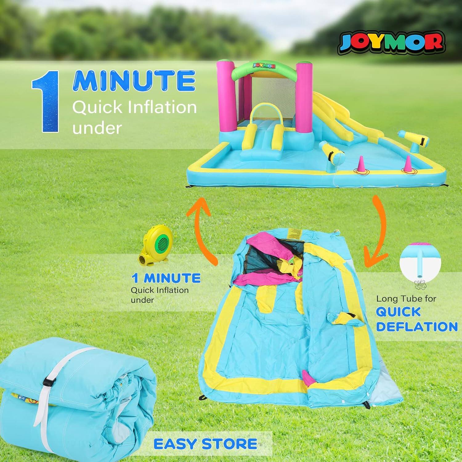 1 MINUTE Quick Inflation under

1 MINUTE Quick Inflation under

Long Tube for QUICK DEFLATION

EASY STORE