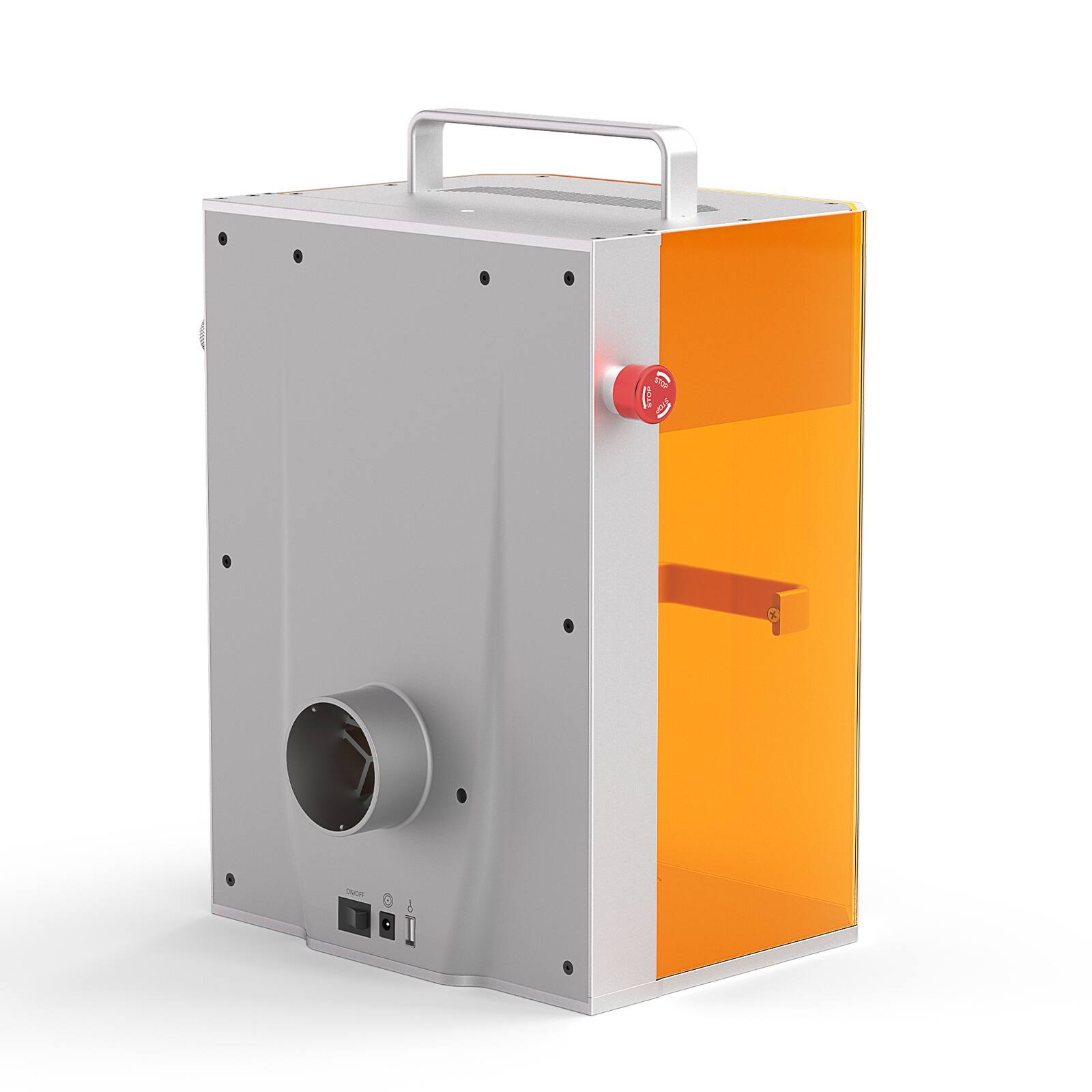 Back. Mecpow - X1 2-in-1 2W IR & 10W Diode Dual Laser Engraver & P50 Fume Extractor, 5000mm/s Ultra Fast Machine for Metal, Wood, etc..