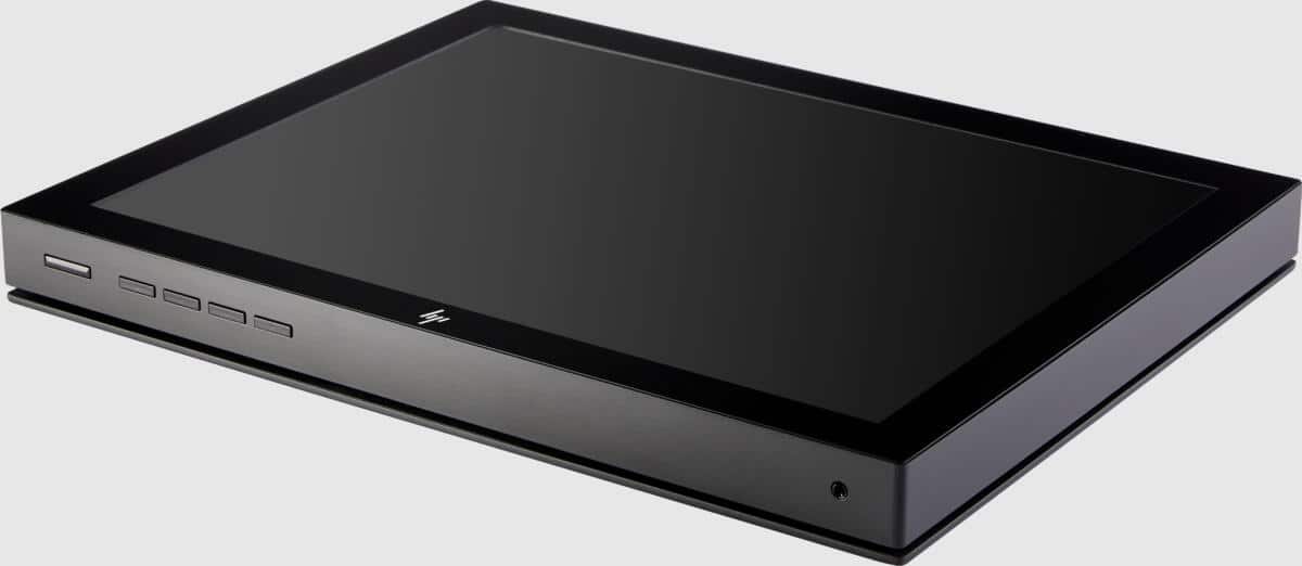 Front. HP - HP ENGAGE XGA RPOS 15" (1024X768) 5MS DP IPS TOUCHSCREEN MONITOR - BLACK.