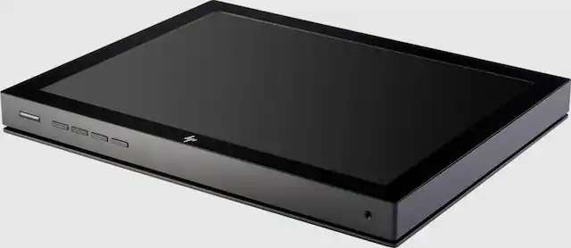 Front. HP - HP ENGAGE XGA RPOS 15" (1024X768) 5MS DP IPS TOUCHSCREEN MONITOR - BLACK.