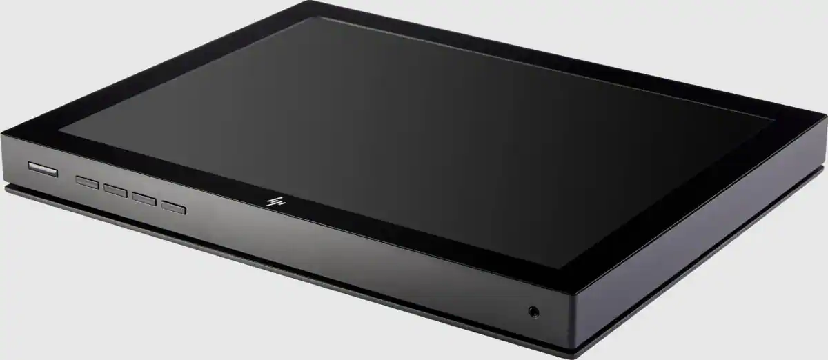 Front. HP - HP ENGAGE XGA RPOS 15" (1024X768) 5MS DP IPS TOUCHSCREEN MONITOR - BLACK.