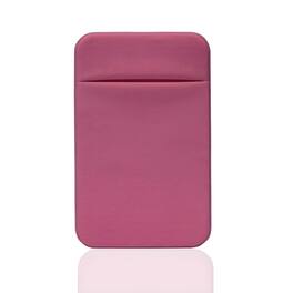 Kitcheniva - Universal Adhesive Pocket Stick-On Wallet For Cell Phone - Dark Pink