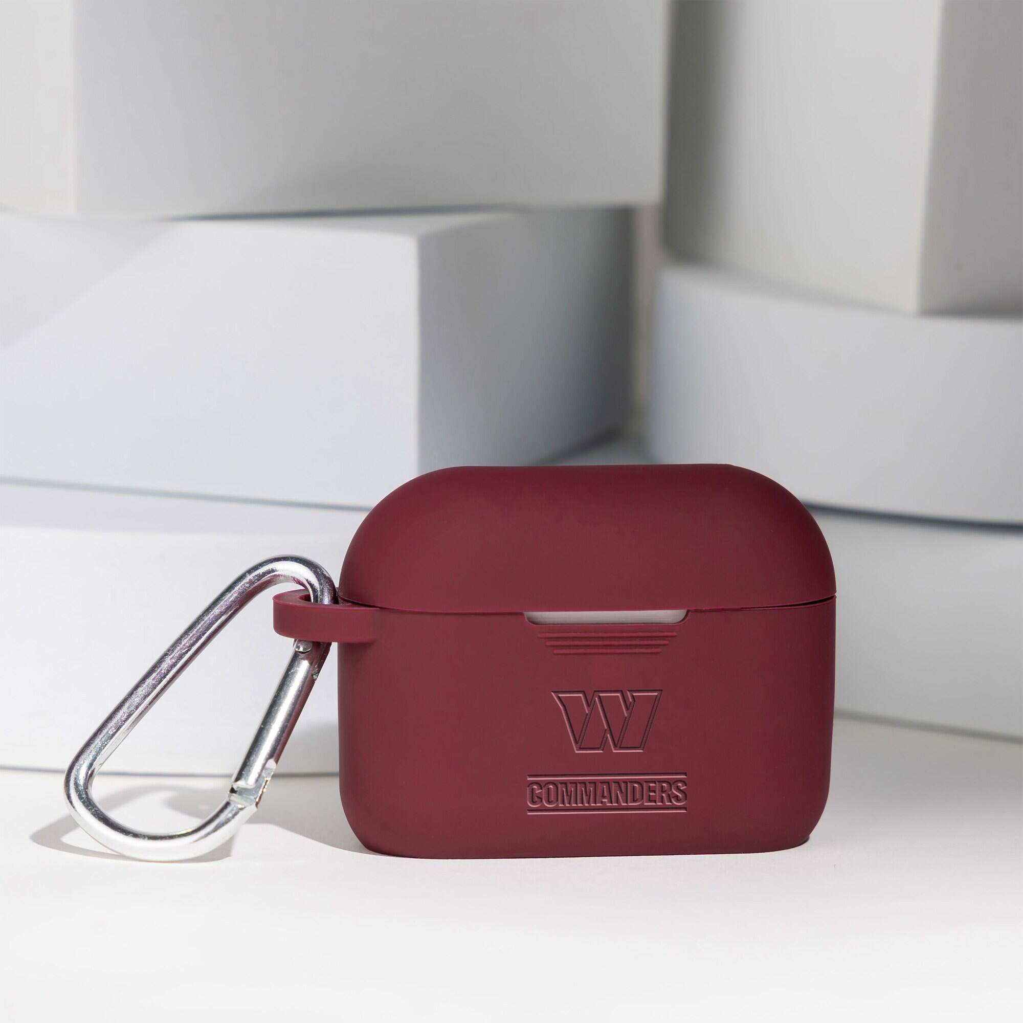 Alt View 1. Artinian - Washington Commanders Debossed Silicone Airpods Pro Case Cover - No Size - Multicolor.