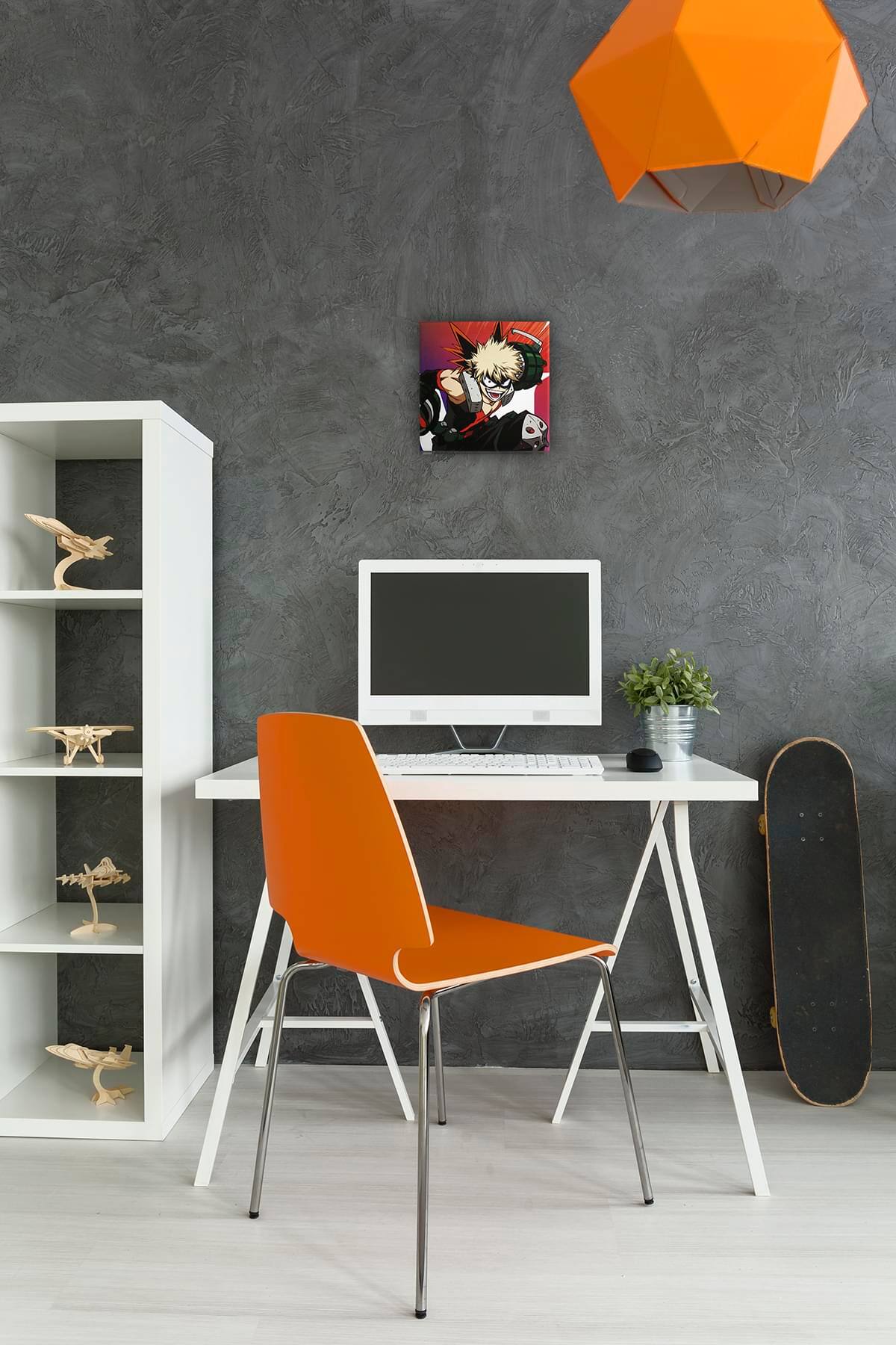 Alt View 3. Just Funky - My Hero Academia LookSee Mystery Gift Box | Includes 5 Themed Collectibles | Bakugo Box - Orange.