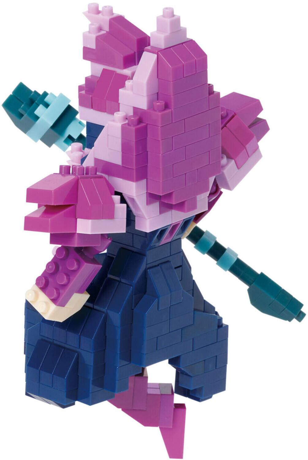 Alt View 1. Bandai - Nanoblock - Yu-Gi-Oh! Duel Monsters - Character Collection - Dark Magician Building Kit   - COLLECTIBLES - Multicolor.