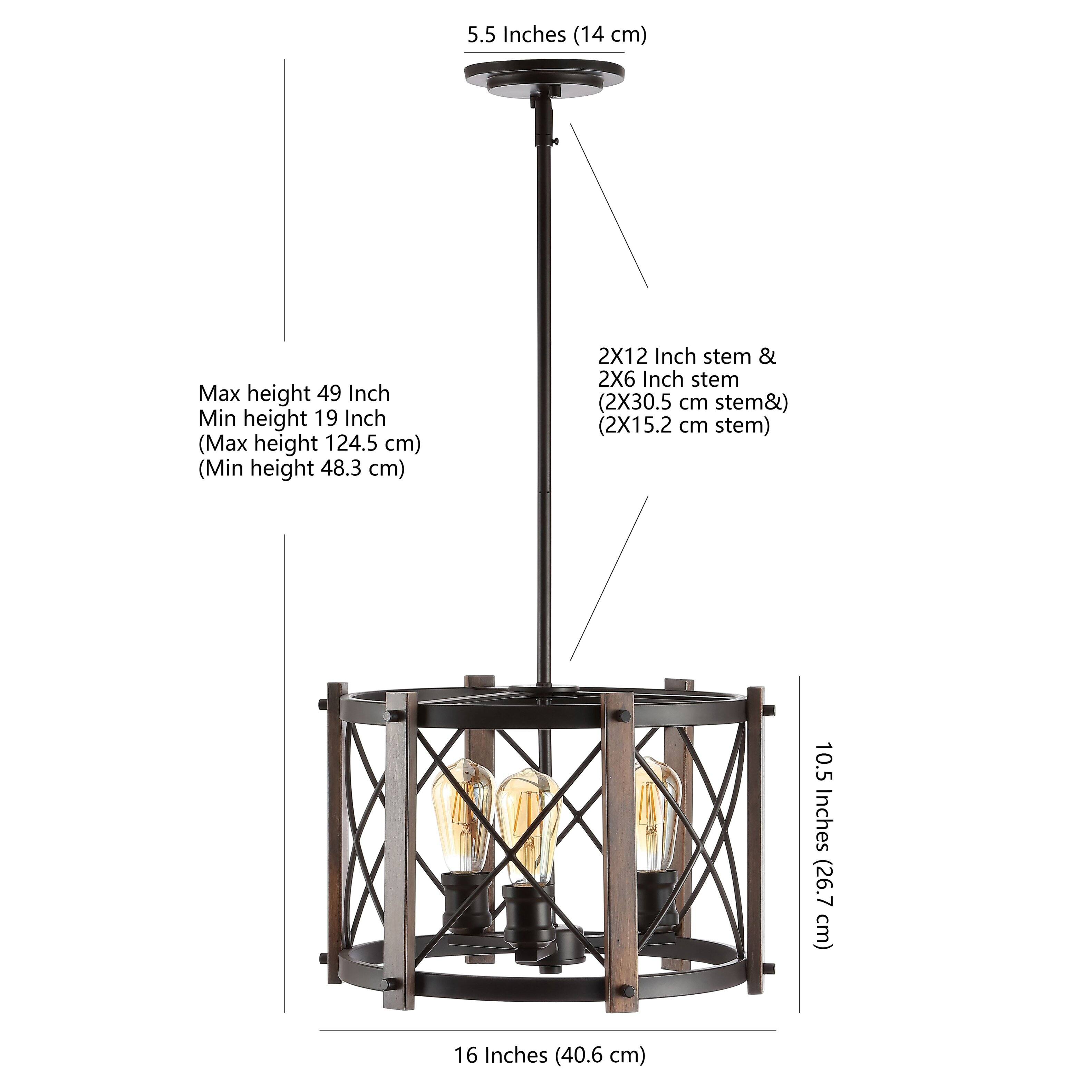5.5 Inches (14 cm)  
Max height 49 Inch  
Min height 19 Inch  
(Max height 124.5 cm)  
(Min height 48.3 cm)  
2X12 Inch stem & 2X6 Inch stem  
(2X30.5 cm stem&)  
(2X15.2 cm stem)  
10.5 Inches (26.7 cm)  
16 Inches (40.6 cm)