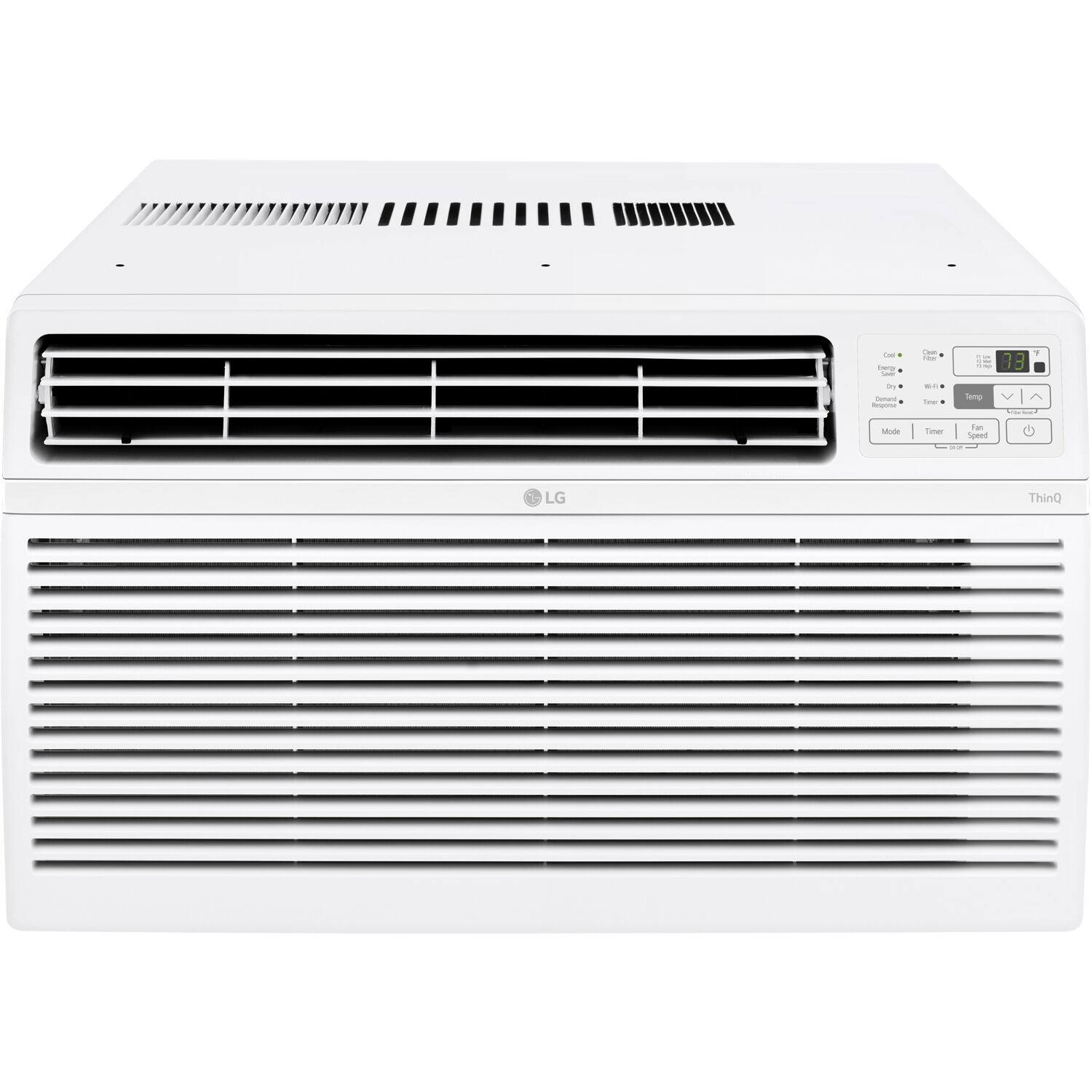 Alt View 4. LG - 550 Sq. Ft. 12,000 BTU Smart Window Air Conditioner - White.