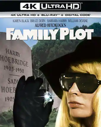Front. Family Plot - 4K Blu-Ray.