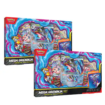 Pokémon Pokemon TCG: Mega Greninja ex Premium Collections (2 Pack Pokémon Pokemon TCG: Mega Greninja ex Premium Collections (2 Pack