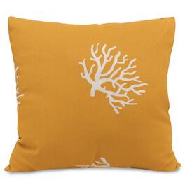 Majestic Home - Pillow 20x20 Coral - Yellow
