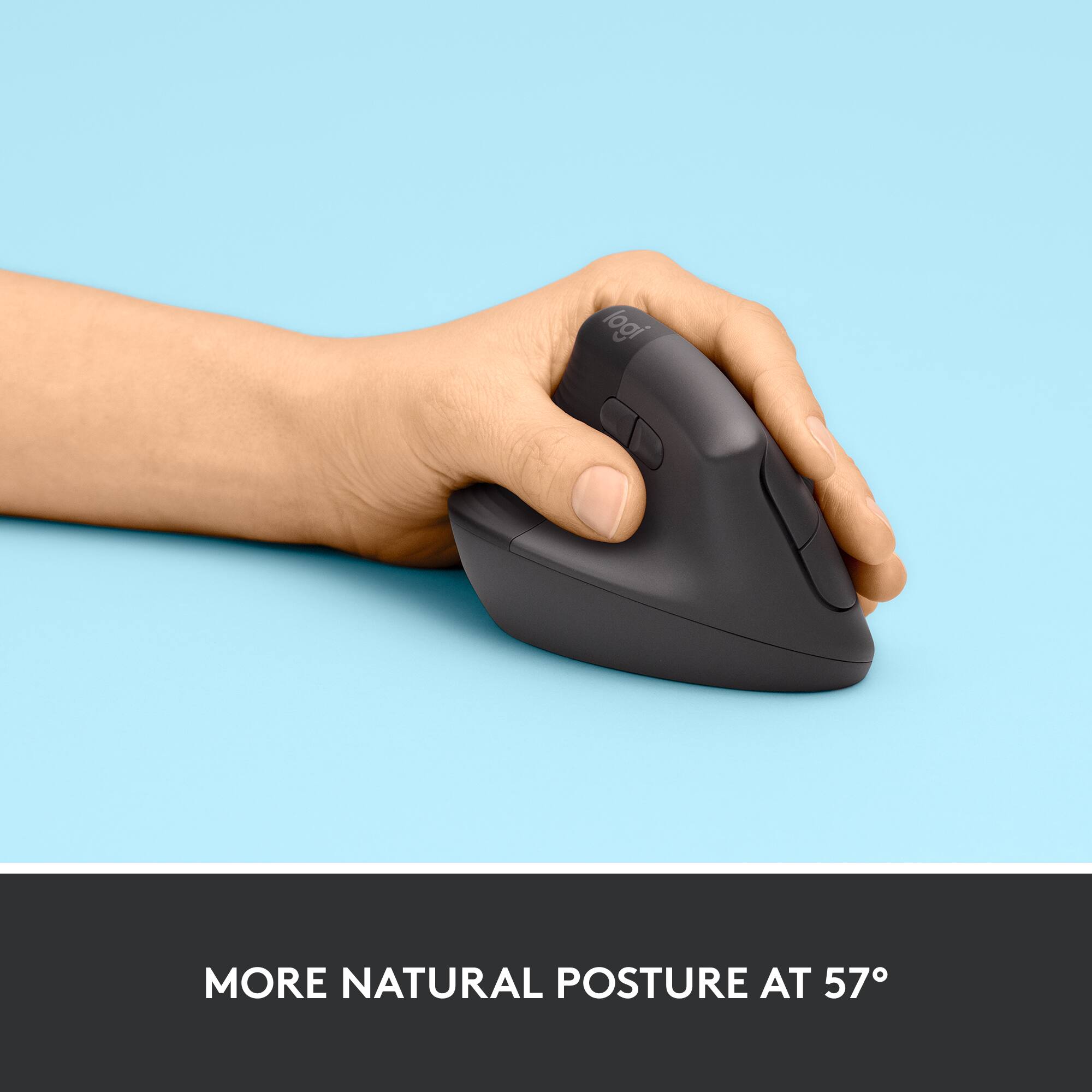 MORE NATURAL POSTURE AT 57°