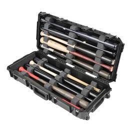 SKB - iSeries Durable Baseball Bat Case for 10 Bats, Weatherproof, Secure Locks - Black