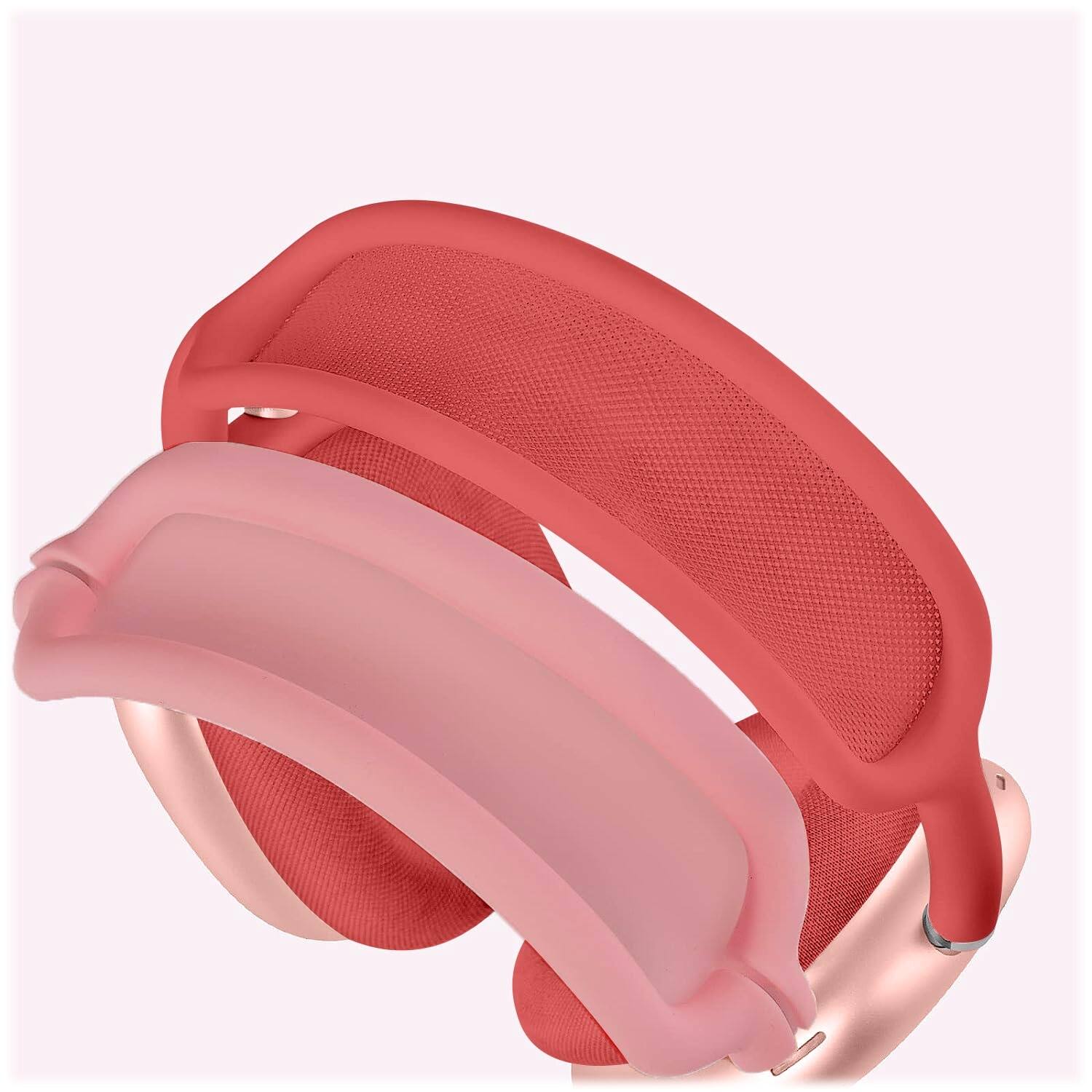 Alt View 12. SaharaCase - Silicone Combo Kit Case for Apple AirPods Max Headphones - Pink.