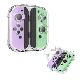 Stock Preferred - Storage Case for Nintendo Switch Joy-Con - Clear