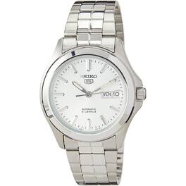 Seiko - Automatic 21 Jewels SNKK87 SNKK87K1 SNKK87K Men's Watch - Silver