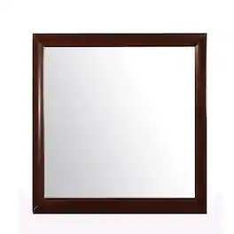 Global Furniture USA - Transitional Linda New Mirror - Merlot