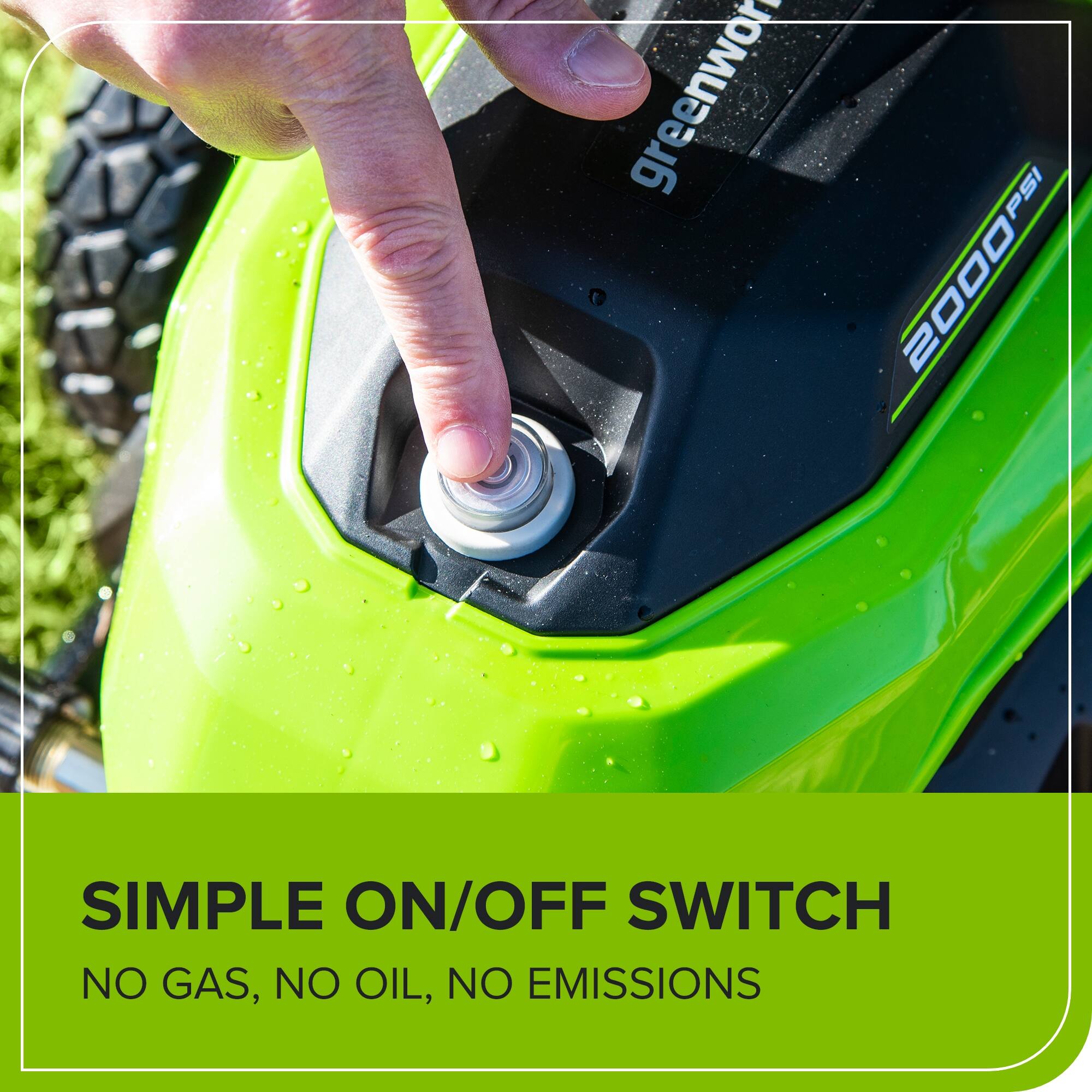 greenwor PSI 2000 SIMPLE ON/OFF SWITCH NO GAS, NO OIL, NO EMISSIONS