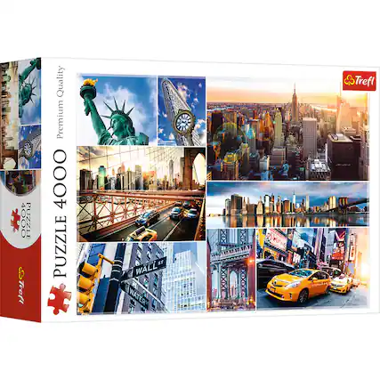 4000 PUZZLE
Premium Quality
Trefl
4000 PUZZLE
WALL ST
WATER