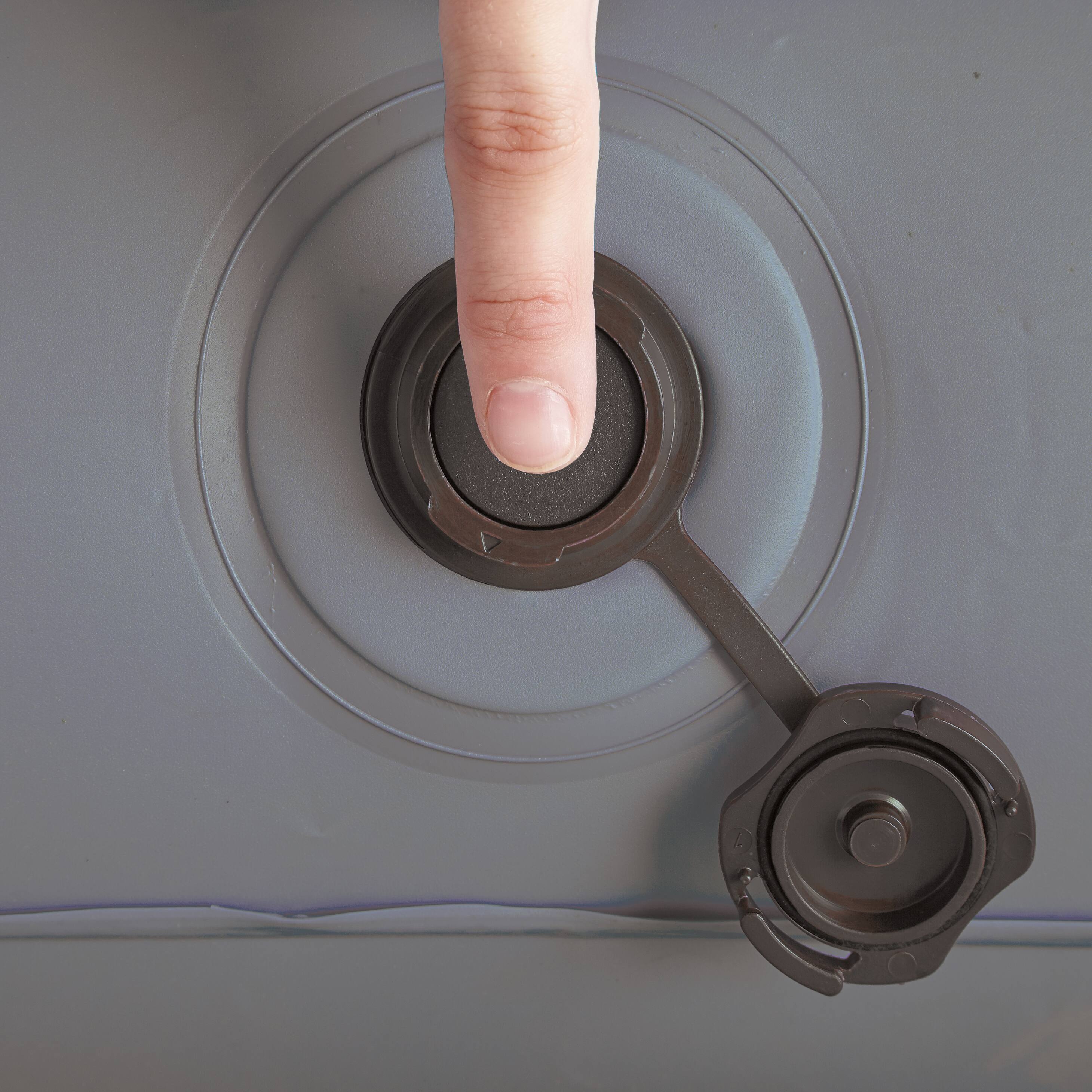 Alt View 4. Nautica - Sleep Express 10” Air Mattress with Express Pump - Grey.