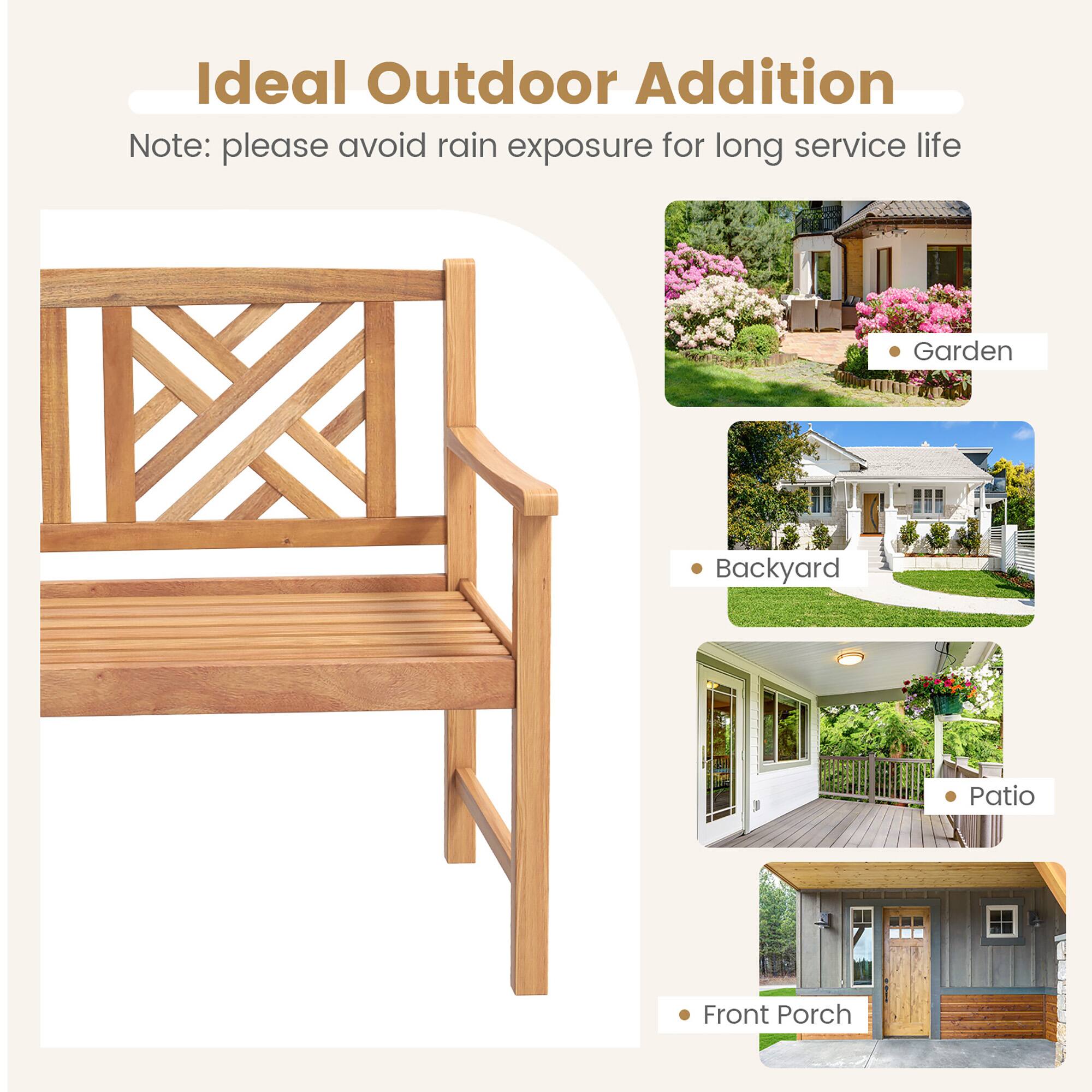 Ideal Outdoor Addition

Note: please avoid rain exposure for long service life

Garden
Backyard
Patio
Front Porch
