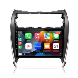 Junsun - 10" carplay 4+64GB Android 15 8 Core For Toyota Camry 2012-2014 Car Stereo Radio GPS Navi SWC Bluetooth FM RDS DSP WIFI - Black