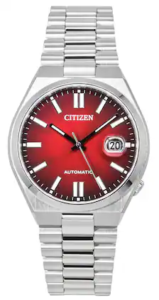 Citizen - Tsuyosa Stainless Steel Dial Automatic NJ0150-56W Men's Watch - Burgundy