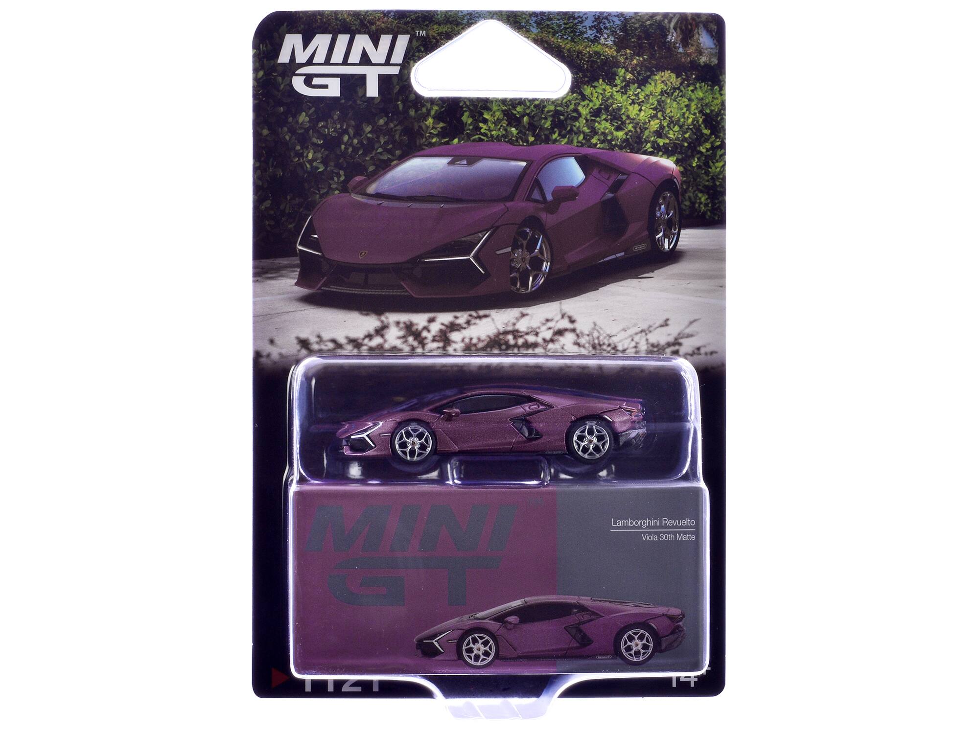 MINI GT  
MINI GT Lamborghini Revuelto Viola 30th Matte TZT