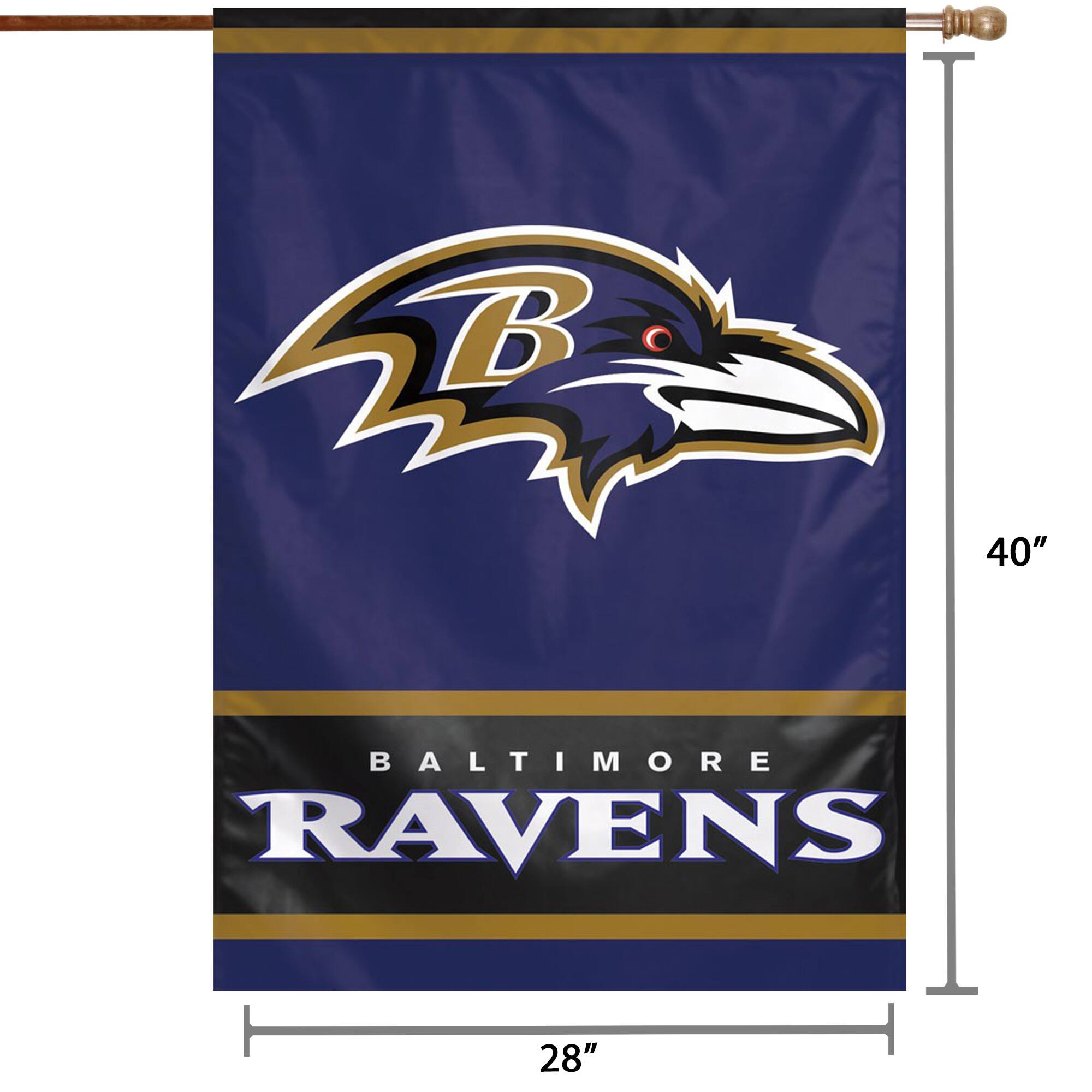 B 40" BALTIMORE RAVENS 28"