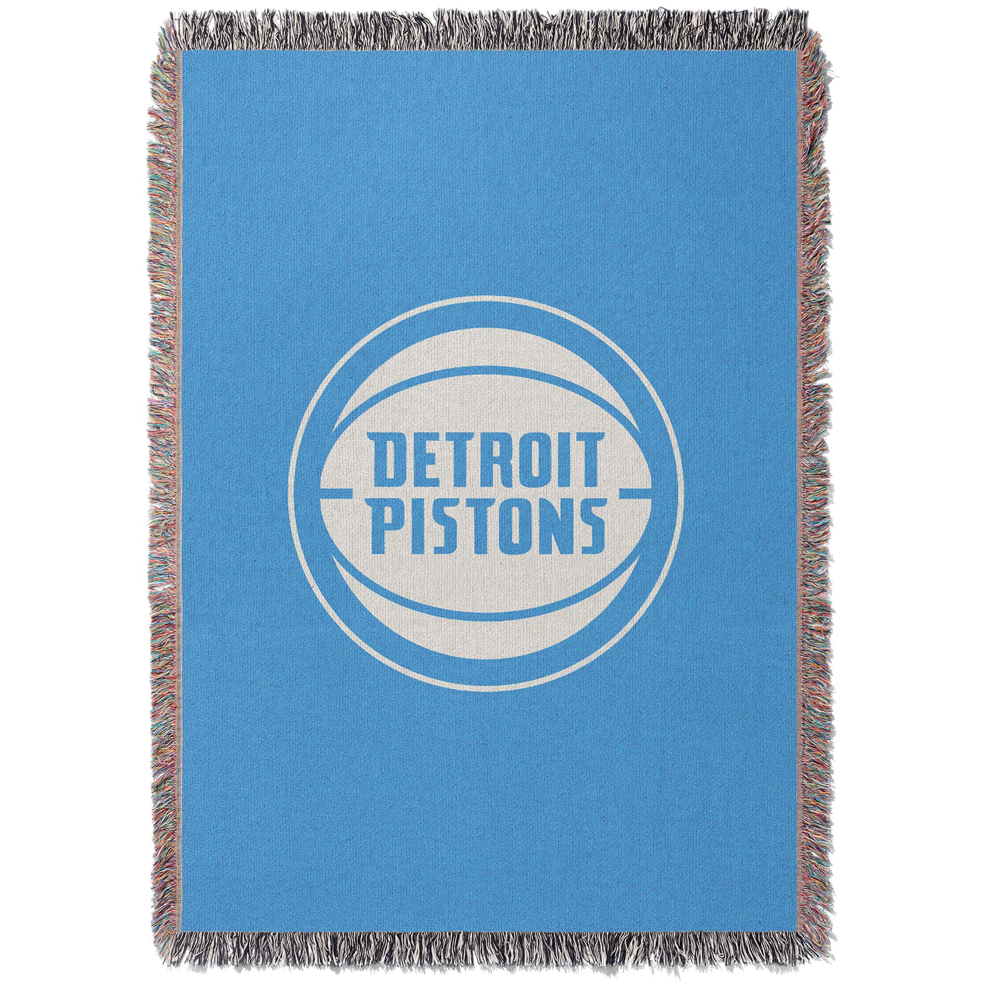 Chad & Jake - Detroit Pistons Woven Blanket - Blue
