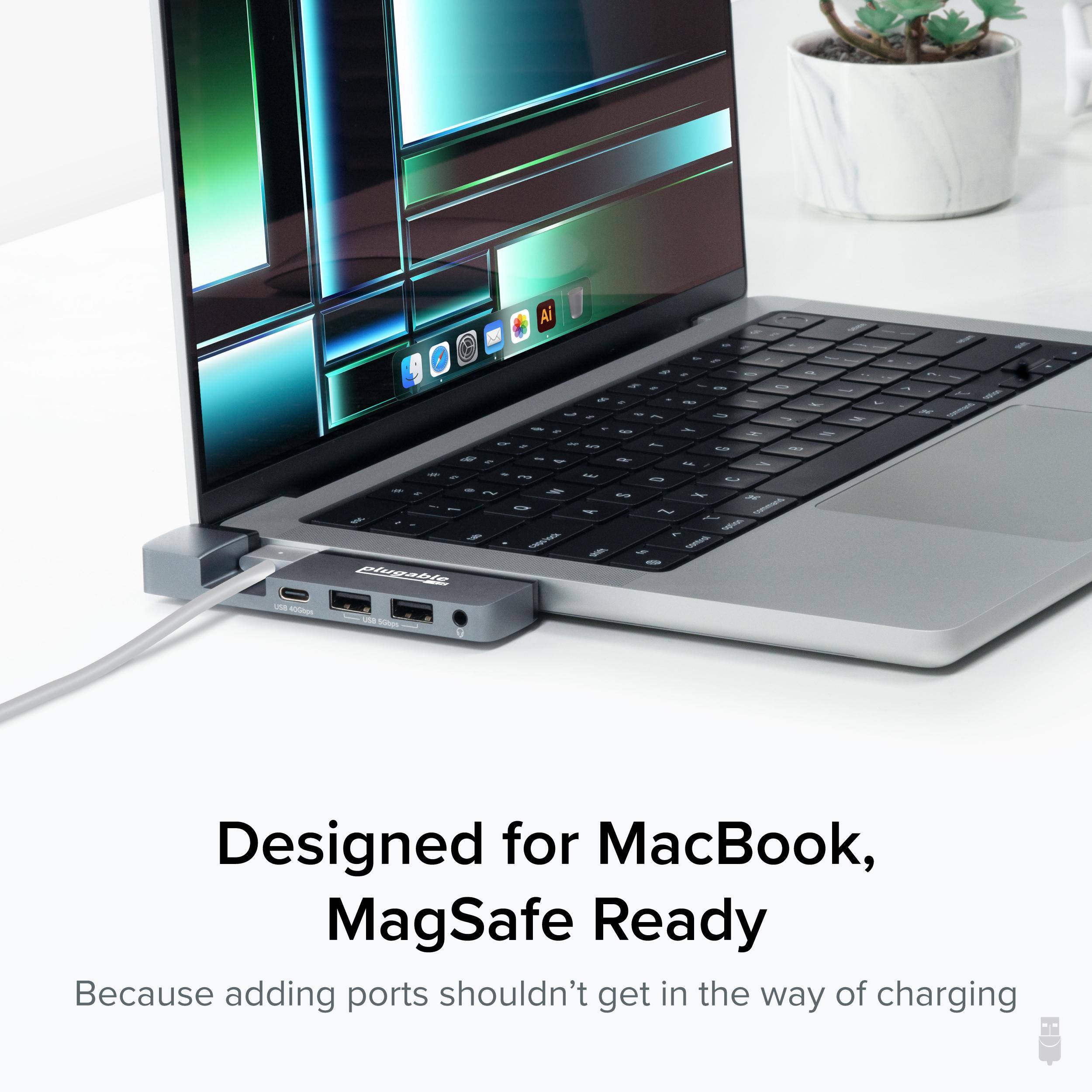 Designed for MacBook, MagSafe Ready

Because adding ports shouldn't get in the way of charging