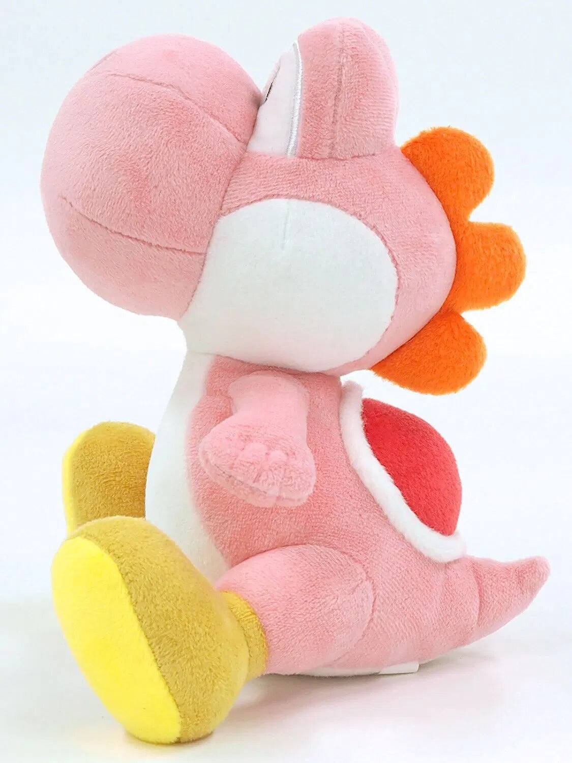 Alt View 2. Little Buddy - Super Mario Bros 6" Plush Pink Yoshi - Pink.