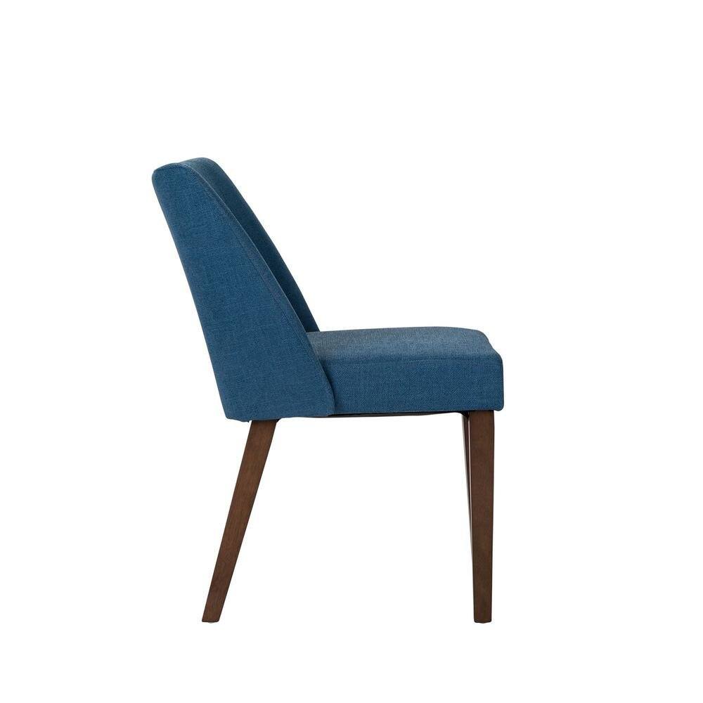 Front. Starlight Canyon Home - Wooden Side Chair in Brown, Solid Wood Dining Chair for Kitchen or Dining - Brown.