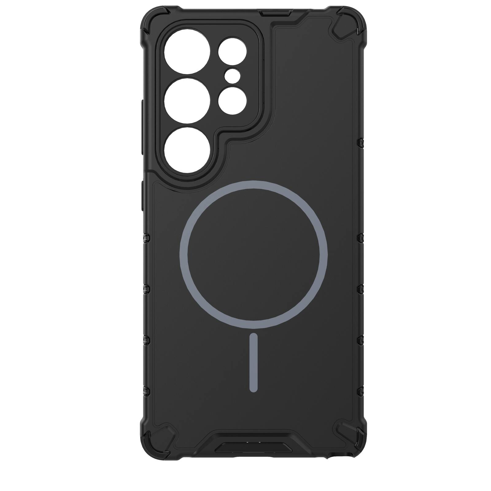 Alt View 2. UUCOVER - Magnetic Case for Samsung Galaxy S23 Ultra, Compatible with MagSafe, Shockproof Drop-proof Slim Heat Dissipation Cover - Black.