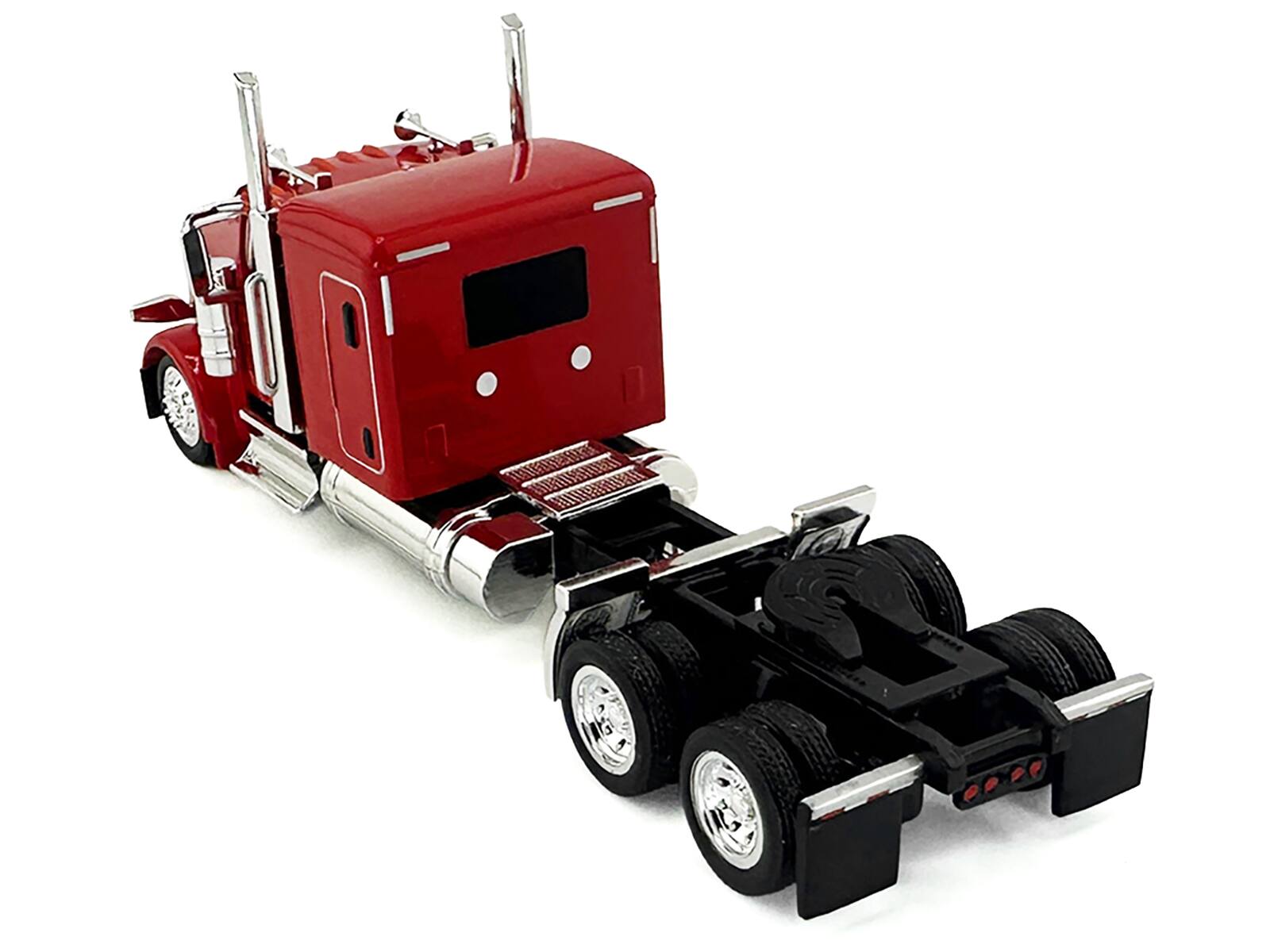 Alt View 2. HO Logistics Replicas - Peterbilt 589 Truck with 72 Inch Sleeper Red 1/87 (HO) Scale Plastic Model Car by HO Logistics.