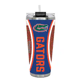 Great American Products - Florida Gators 32oz. Big Slim Game Ball Travel Tumbler - Brown