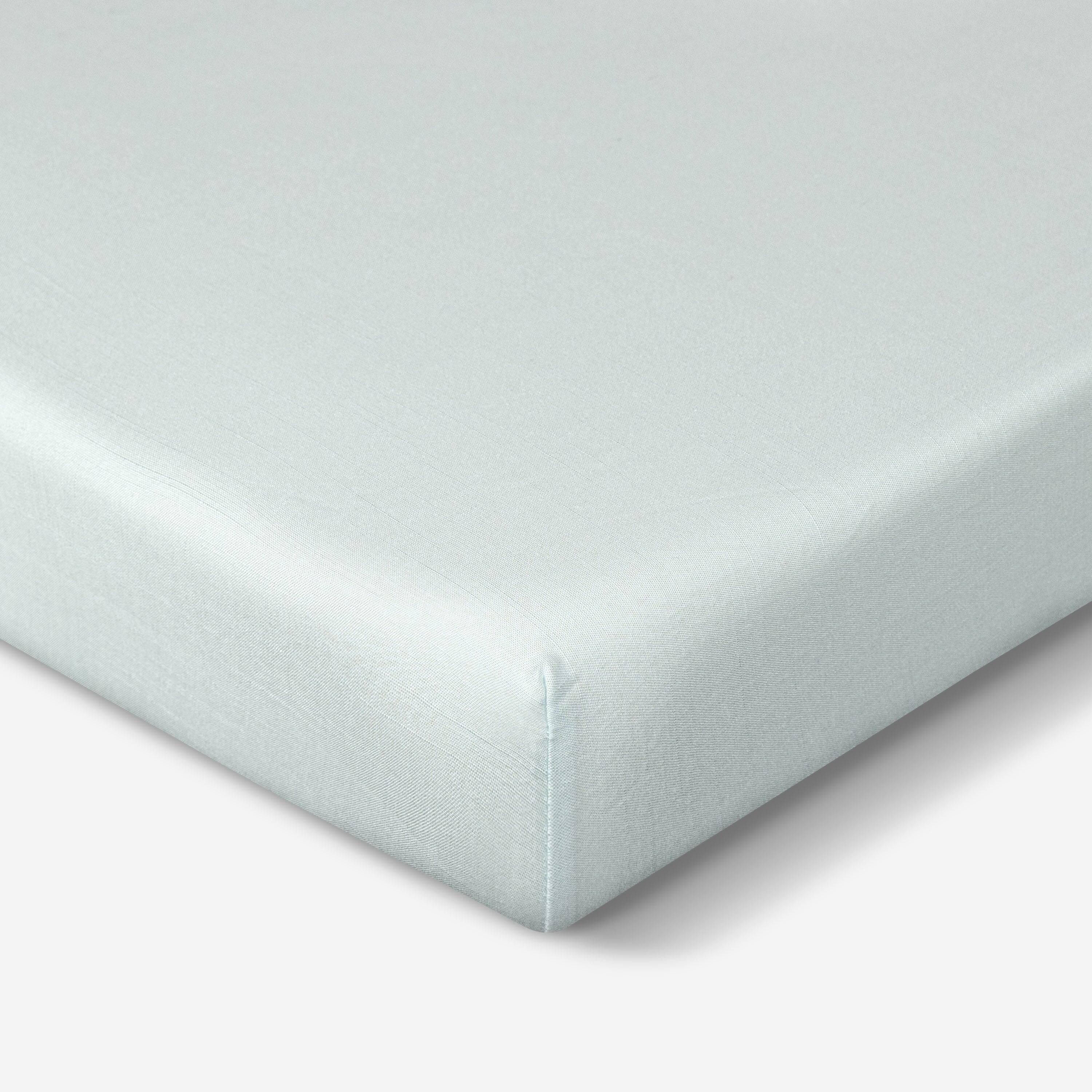 Alt View 1. Bedgear - Hyper-Linen Performance® Crib Sheet - Blue, Crib/toddler - blue.