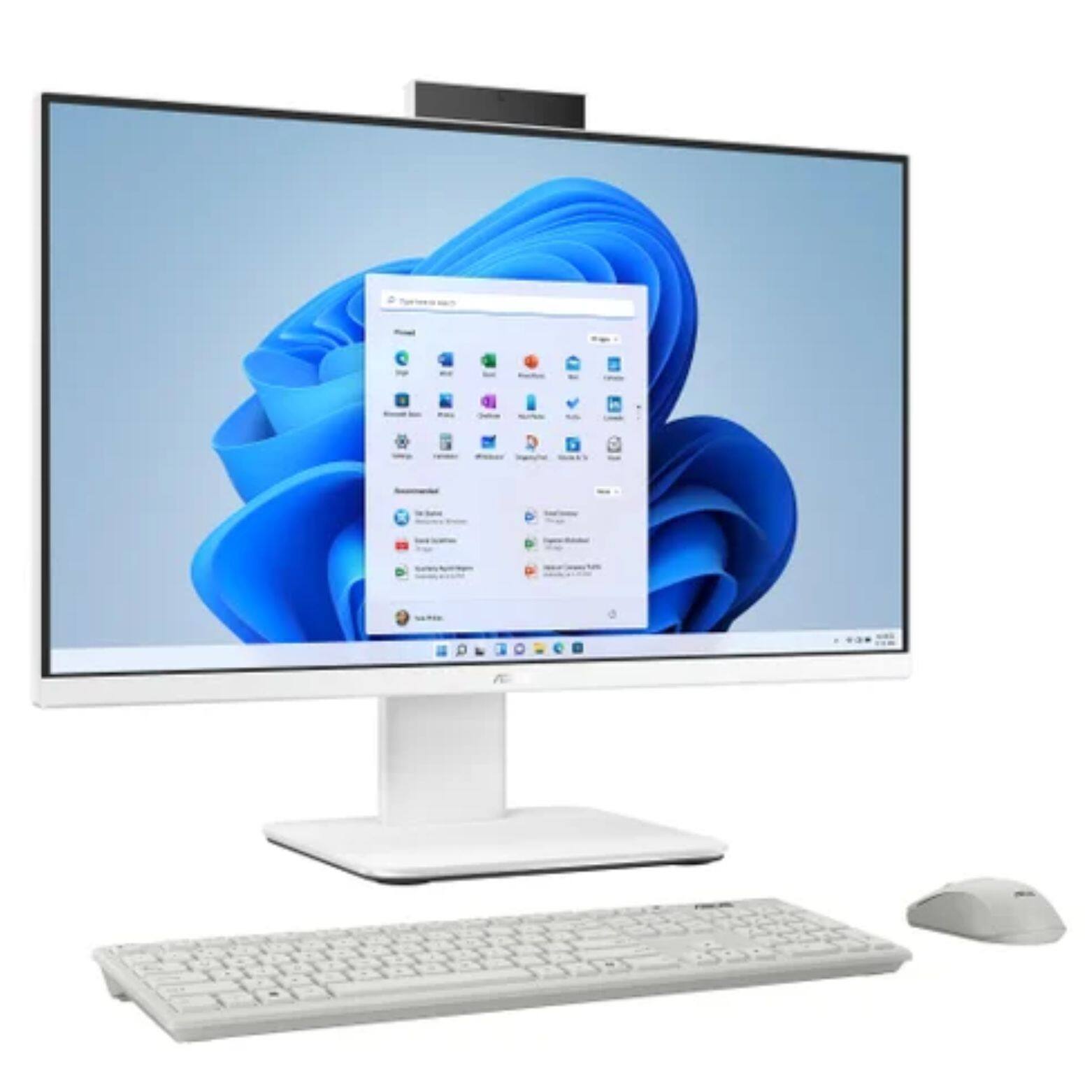 Alt View 1. ASUS - V400 27" FHD Touch Intel Core i7-13620H 2.4 GHz up to 4.9 GHz 16GB 1TB SSD Windows 11 Home AIO Desktop - White.