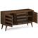 Left. Simpli Home - Clarkson Sideboard Buffet - Rustic Natural Aged Brown.