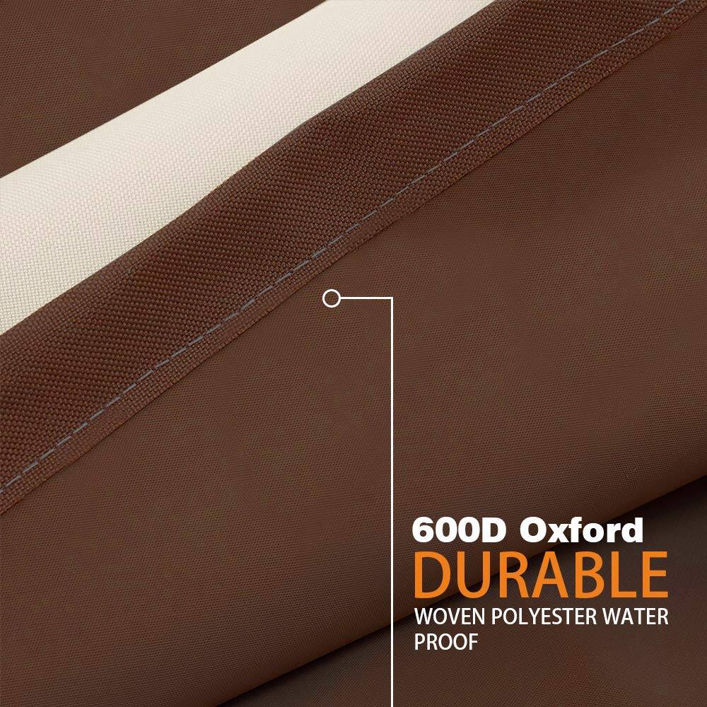 600D Oxford  
DURABLE  
WOVEN POLYESTER WATER PROOF