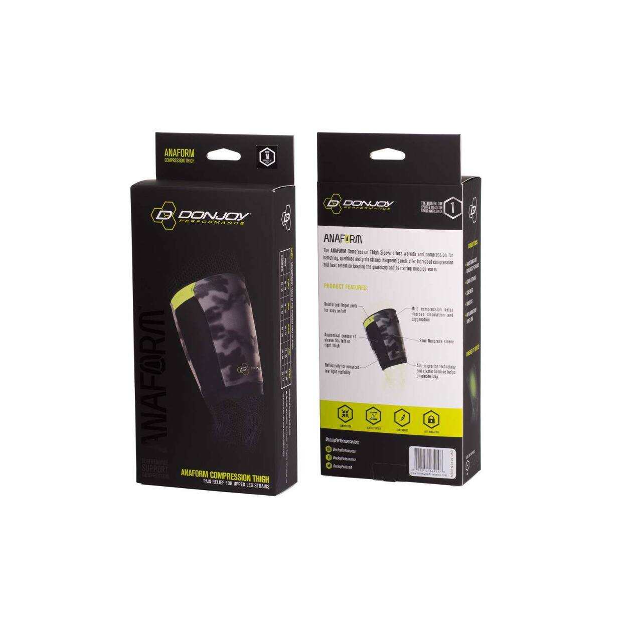 DonJoy - Performance AnaForm Compression Thigh Sleeve (Camo, Large) - Camouflage price history on PriceWatchPro