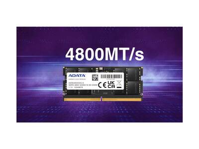 ADATA 16GB 262 Pin DDR5 SO DIMM DDR5 4800 (PC4 38400) Laptop ADATA 16GB 262 Pin DDR5 SO DIMM DDR5 4800 (PC4 38400) Laptop