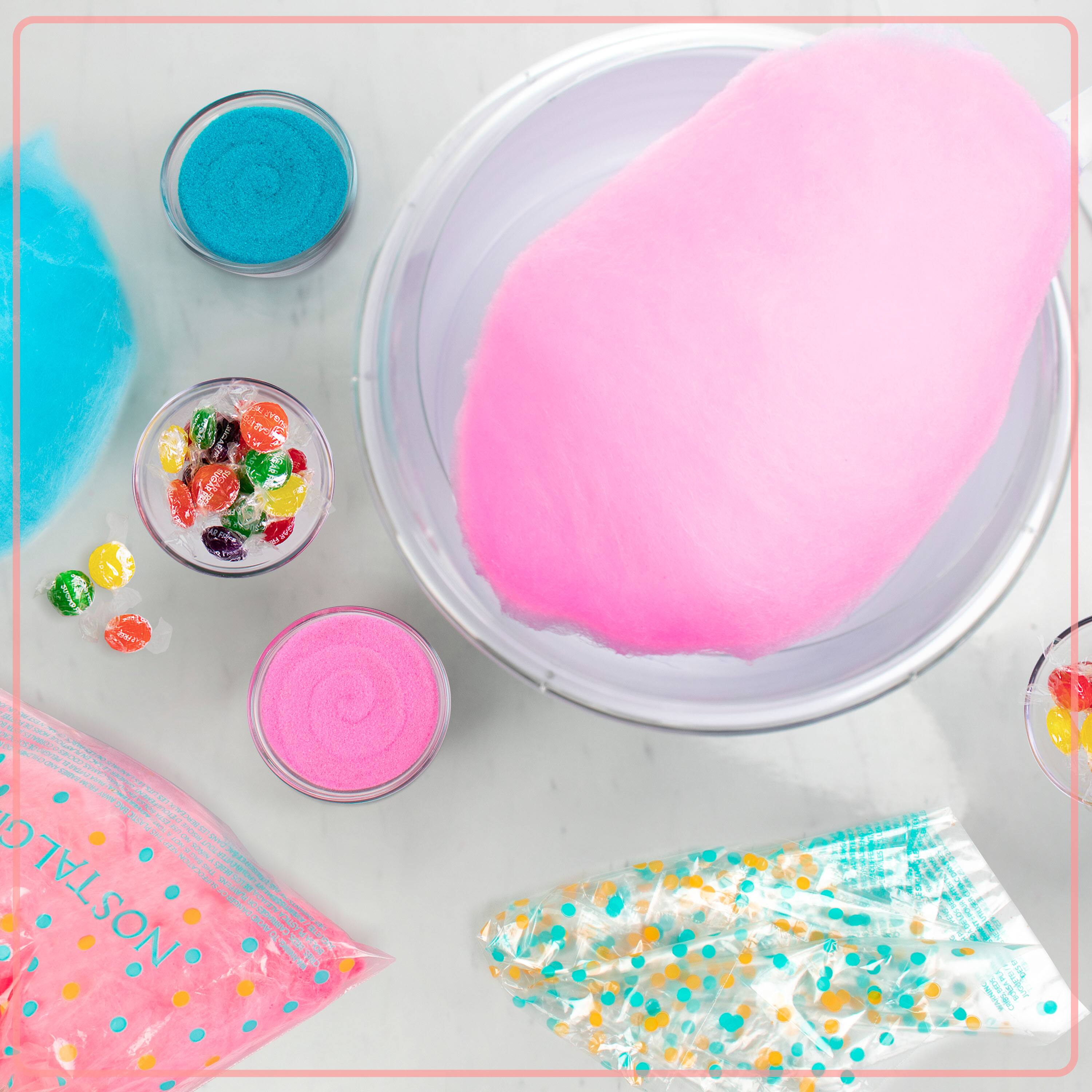 Alt View 4. Nostalgia - Nostalgia Retro Hard Candy Cotton Candy Maker - Red.