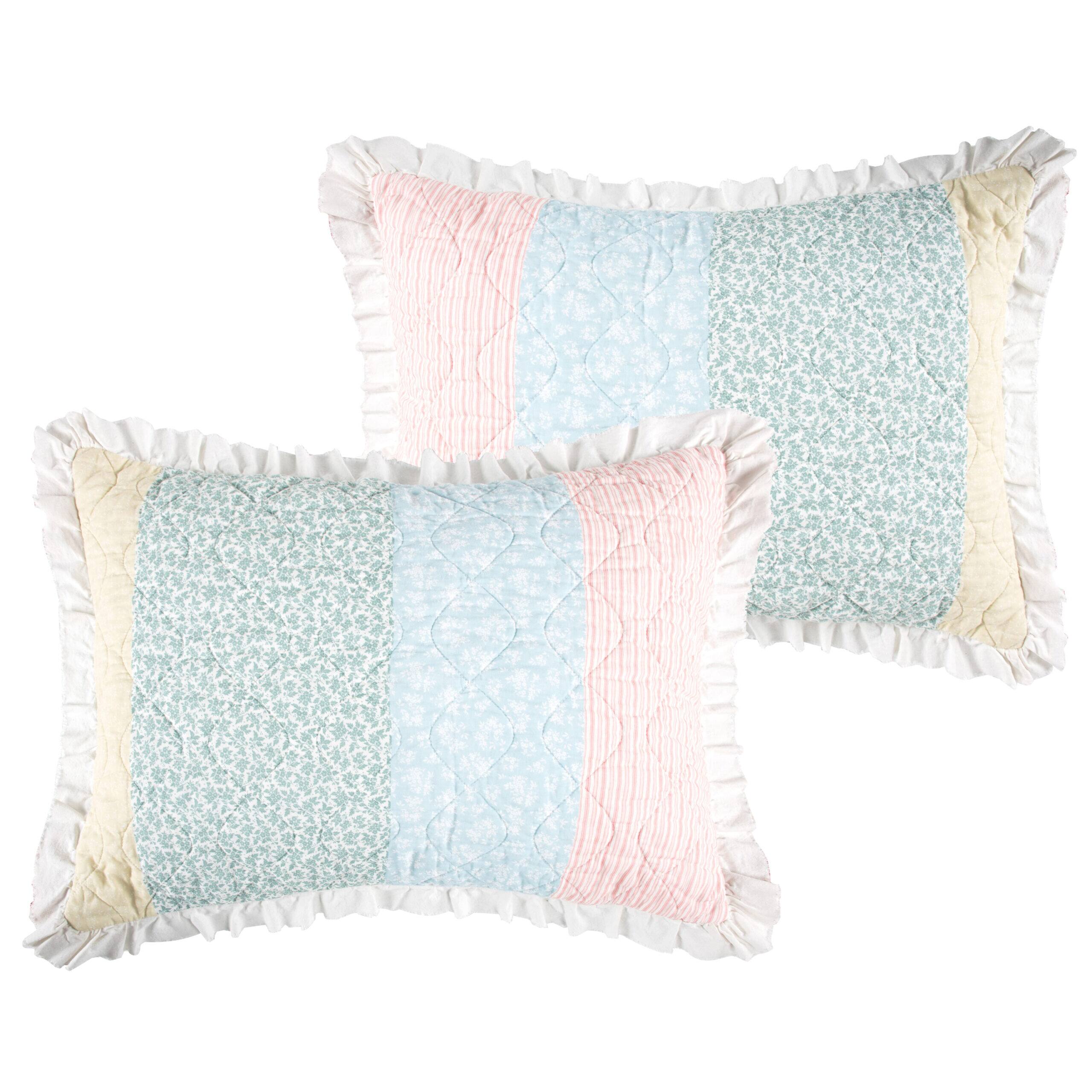 Front. BreeBe - Tessie Sham Standard - Pastel.