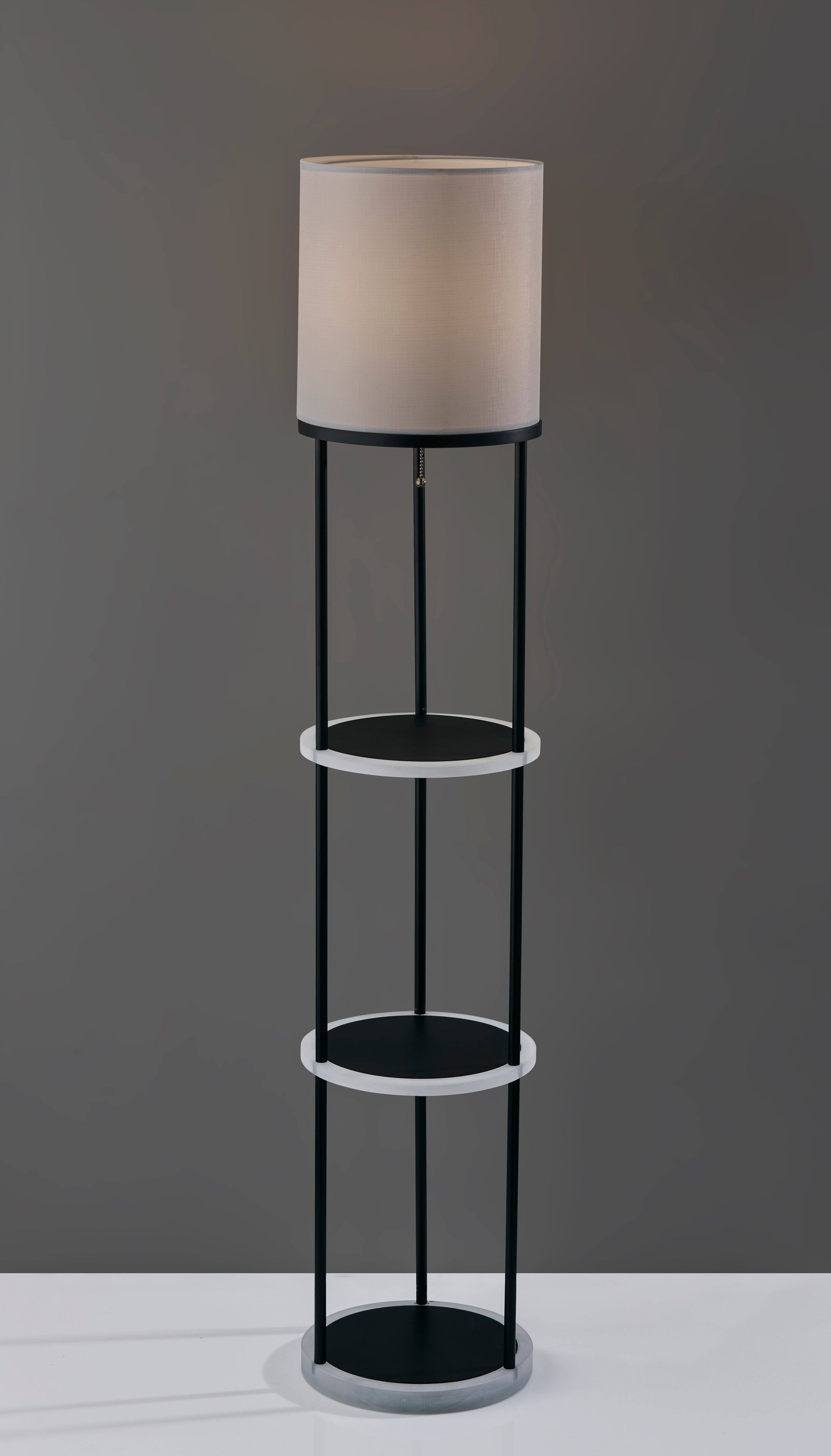 Alt View 3. Adesso Home - Keely RGB Color Changing Shelf Lamp.