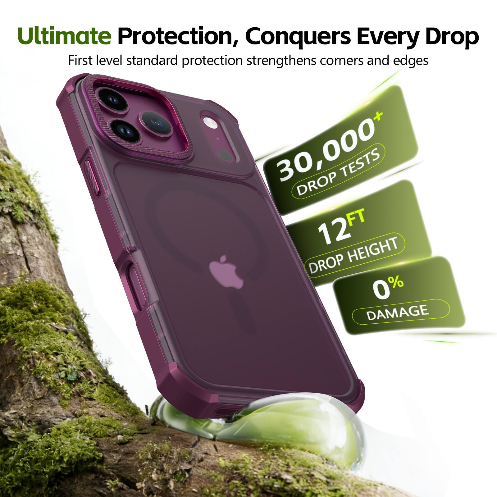 UUCOVER Magnetic Matte Case for Apple iPhone 18 Pro Max, Compatible ...