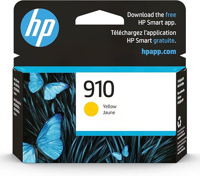 Original HP 910 (3YL60AN) Yellow Standard Yield Ink Cartridge