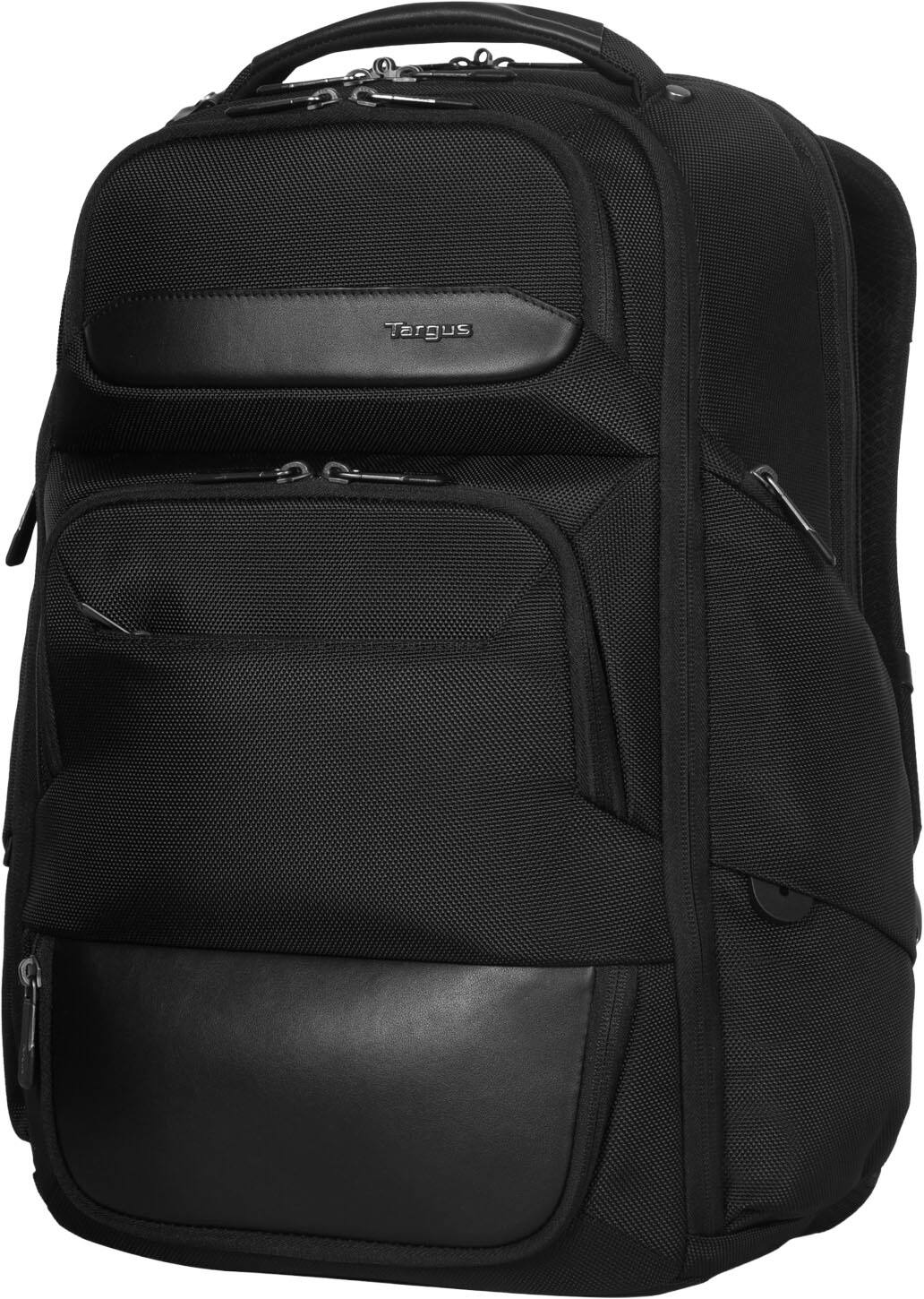 Angle. Targus - 15-16” HeritageLuxe Backpack - Black.