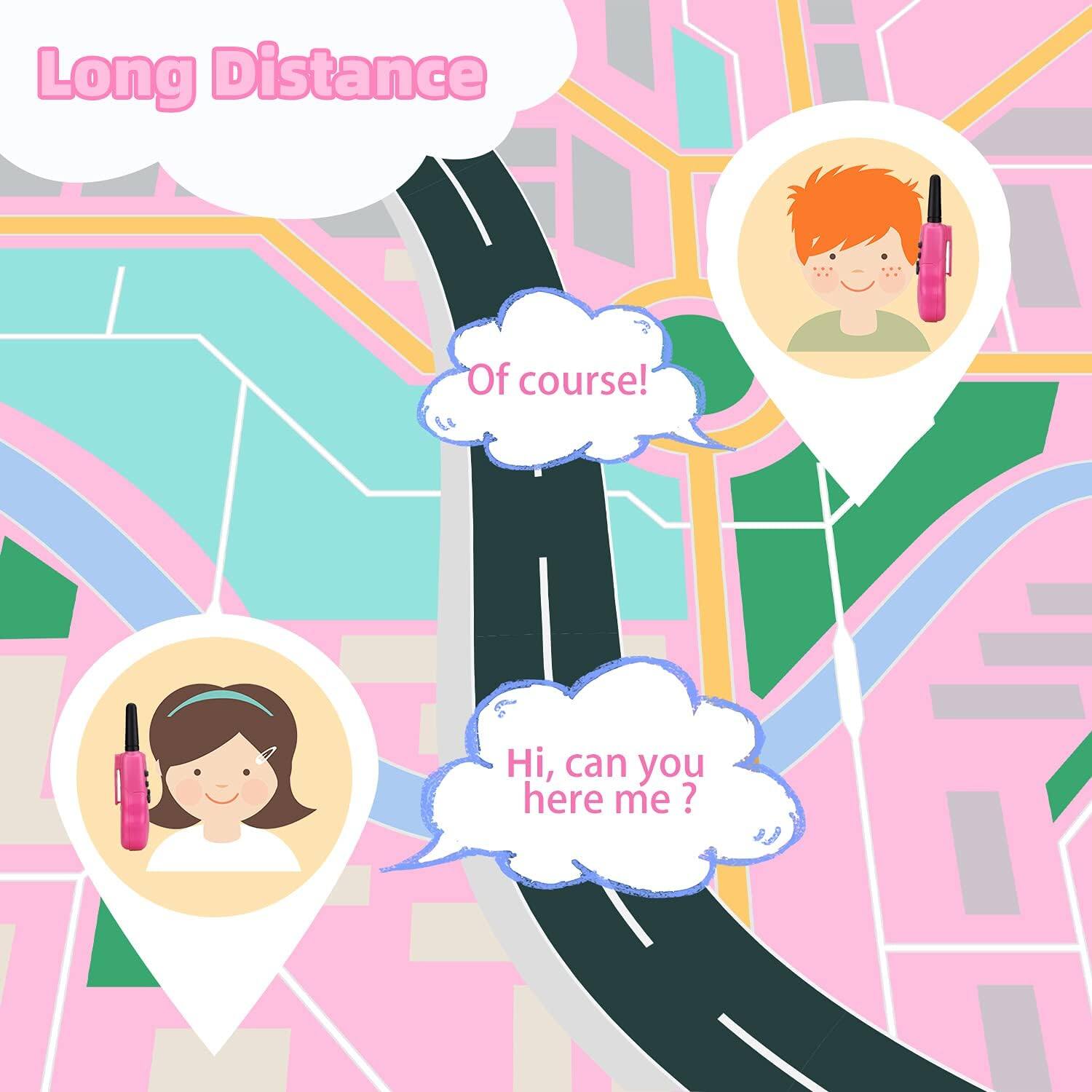 Long Distance  
Of course!  
Hi, can you hear me?